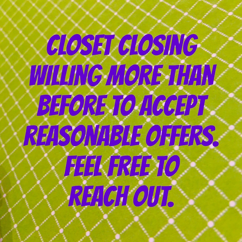 Closet closing - best time to score great deals